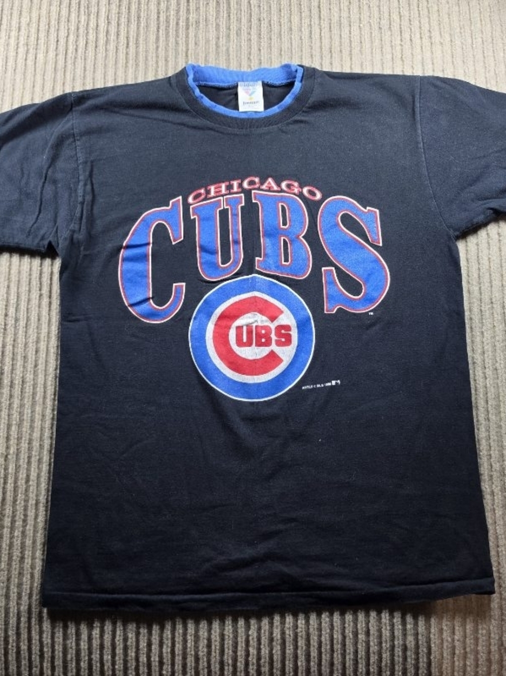 Artex VTG 1990s MLB Chicago Cubs Single Stitch TShirt Jostens Made In USA Size L
